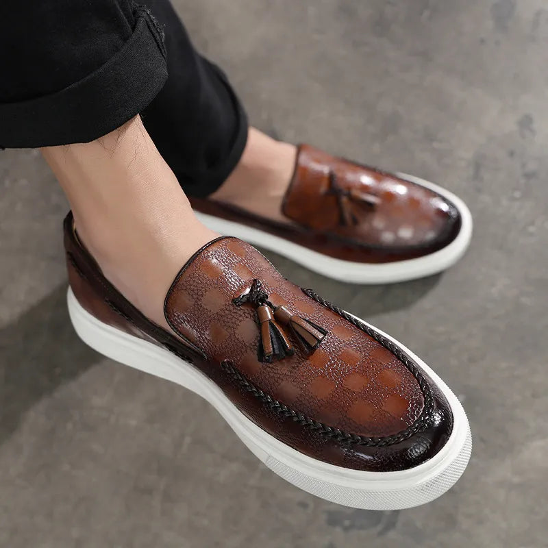 Sapato Casual Loafer Masculino Menimau Texturizado Rylander®