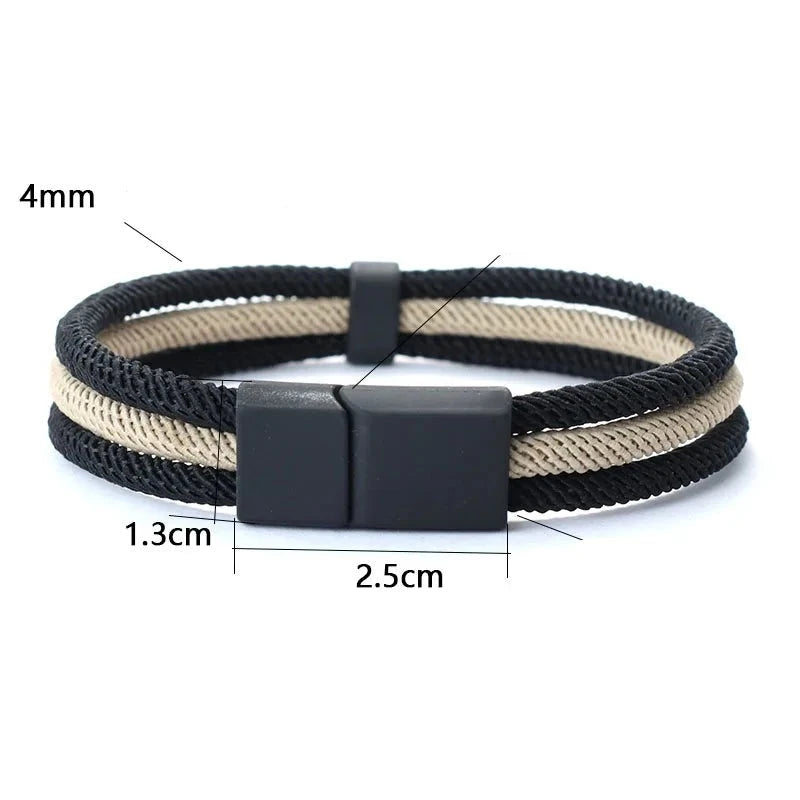 Pulseira Masculina Menimau Triple Rooster com Fecho de Imã®