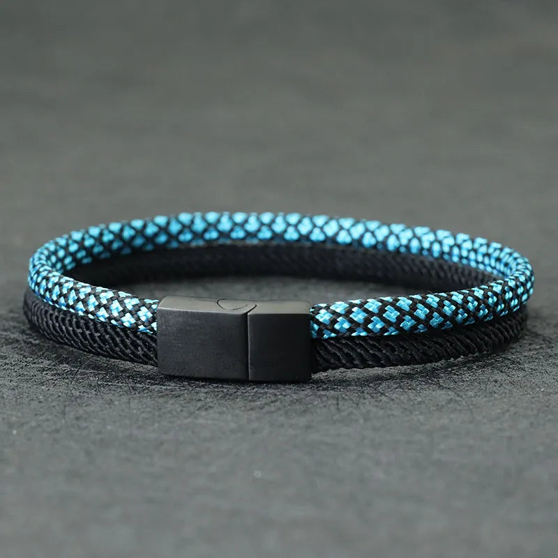 Pulseira Masculina Menimau Double com Fecho de Imã®