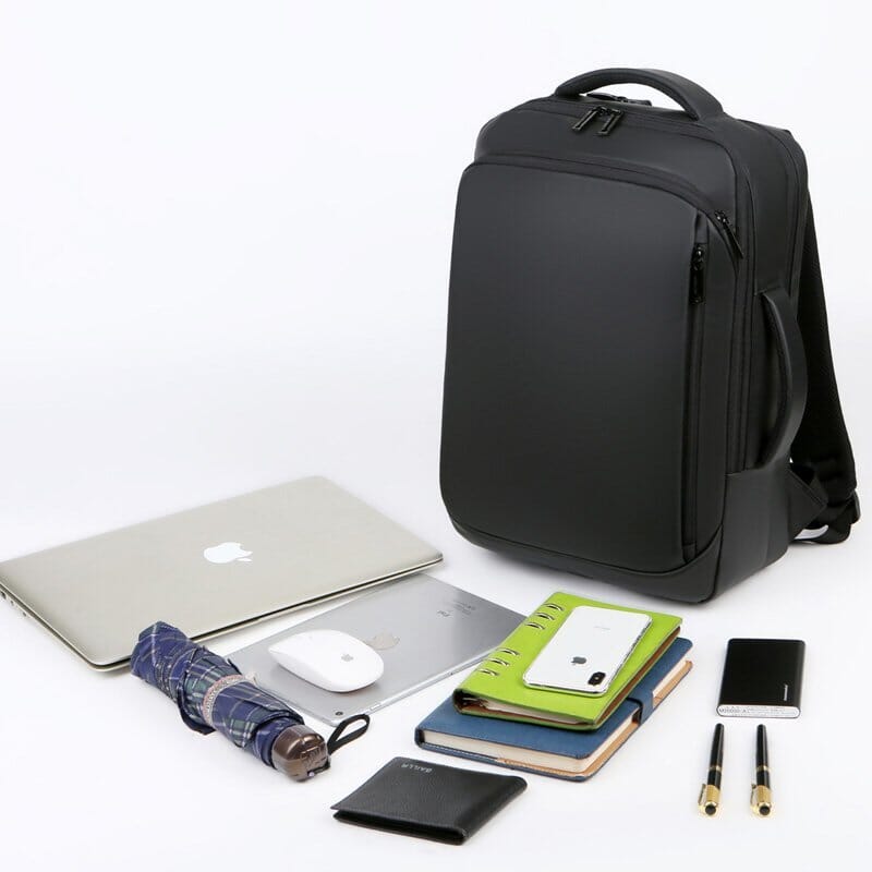 Mochila Executiva Menimau Premium Ryut - Notebook 15`, Impermeável e Porta USB