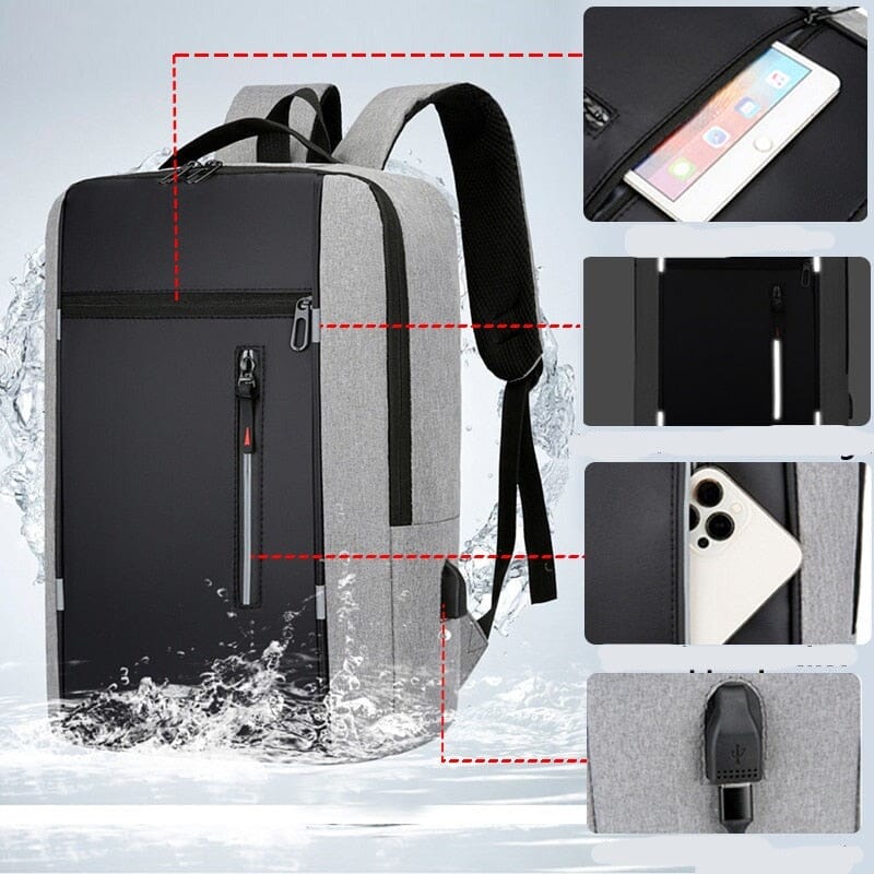 Mochila Executiva Menimau Improve - Notebook 15`, Impermeável e Porta USB®