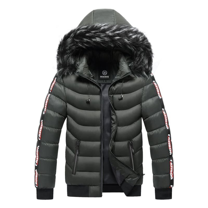 Jaqueta Puffer Masculina Capuz Forrado Menimau®