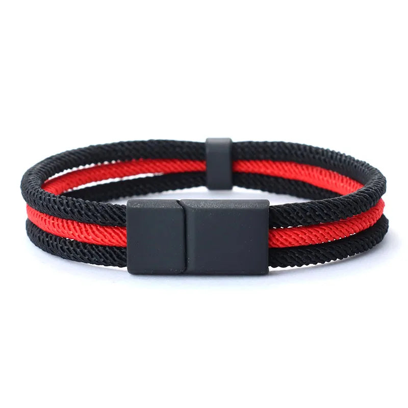 Pulseira Masculina Menimau Triple Rooster com Fecho de Imã®